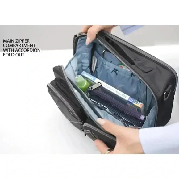 LUG Rider Crossbody / Shoulder Bag / Top Handle Bag - Black - Picture 14 of 16